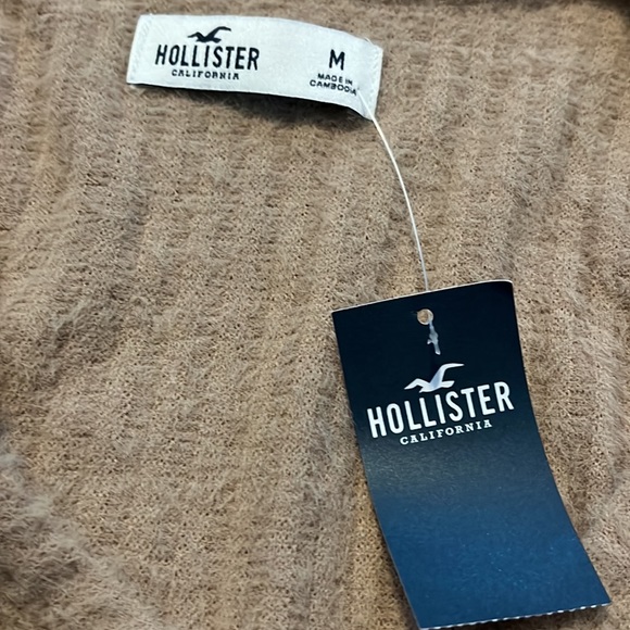 ☀️NWT Hollister Cardigan Medium Tan - Picture 3 of 4